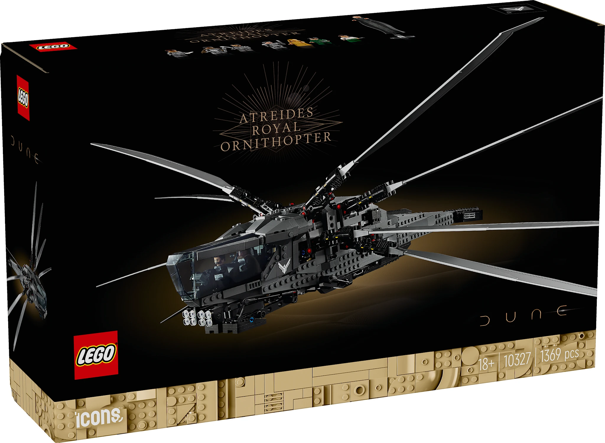Produktbilde for Dune Atreides Royal Ornithopte LEGO® Icons (10327)