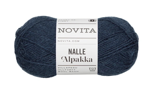 Nalle Alpakka Garn 50g Frostig natt 1261 Adlibris