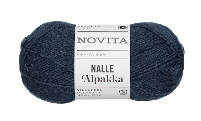 Nalle Alpakka Garn 50g Frostig natt 1261 Adlibris