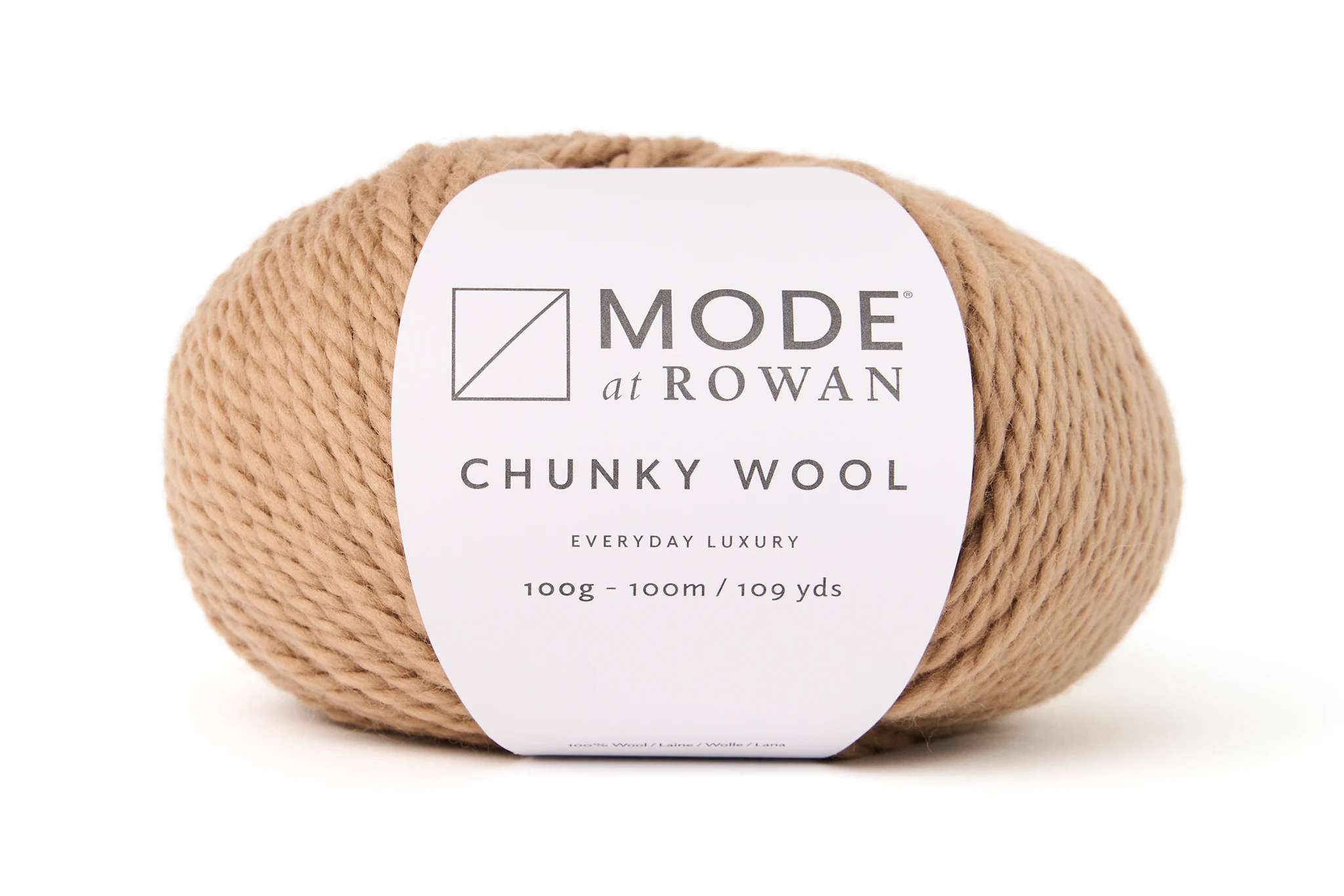 Tuotekuva ille Chunky Wool, 100% villa 100 gr Cappuccino 016, Mode at Rowan