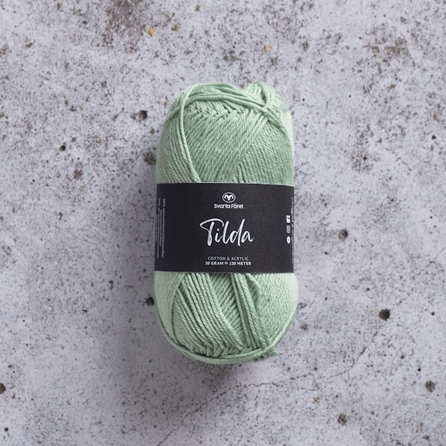 Tilda Lanka Puuvillasekoite 50 g Dimgrön Svarta Fåret