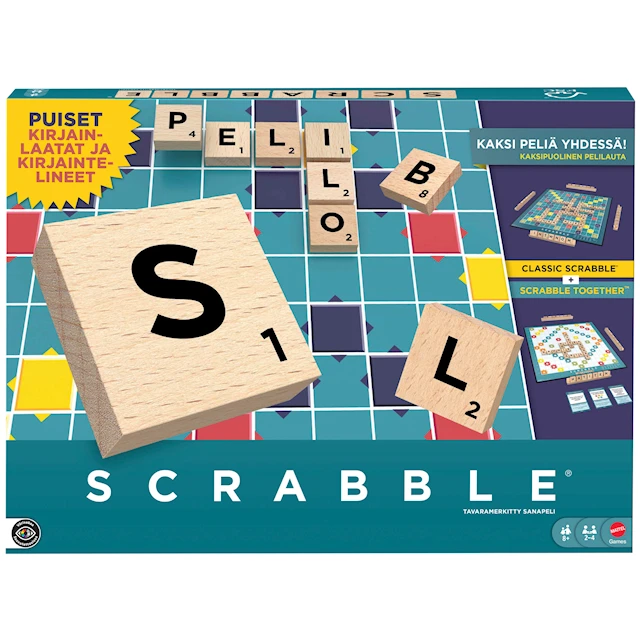 Wood Edition Suomalainen Scrabble