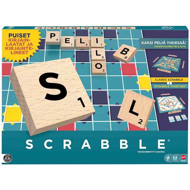 Tuotekuva 1 - Wood Edition Suomalainen Scrabble
