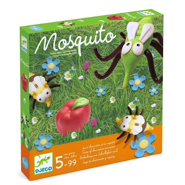 Lautapeli Mosquito Ole Nopein ja Saa Eniten Leppäkerttuja Djeco