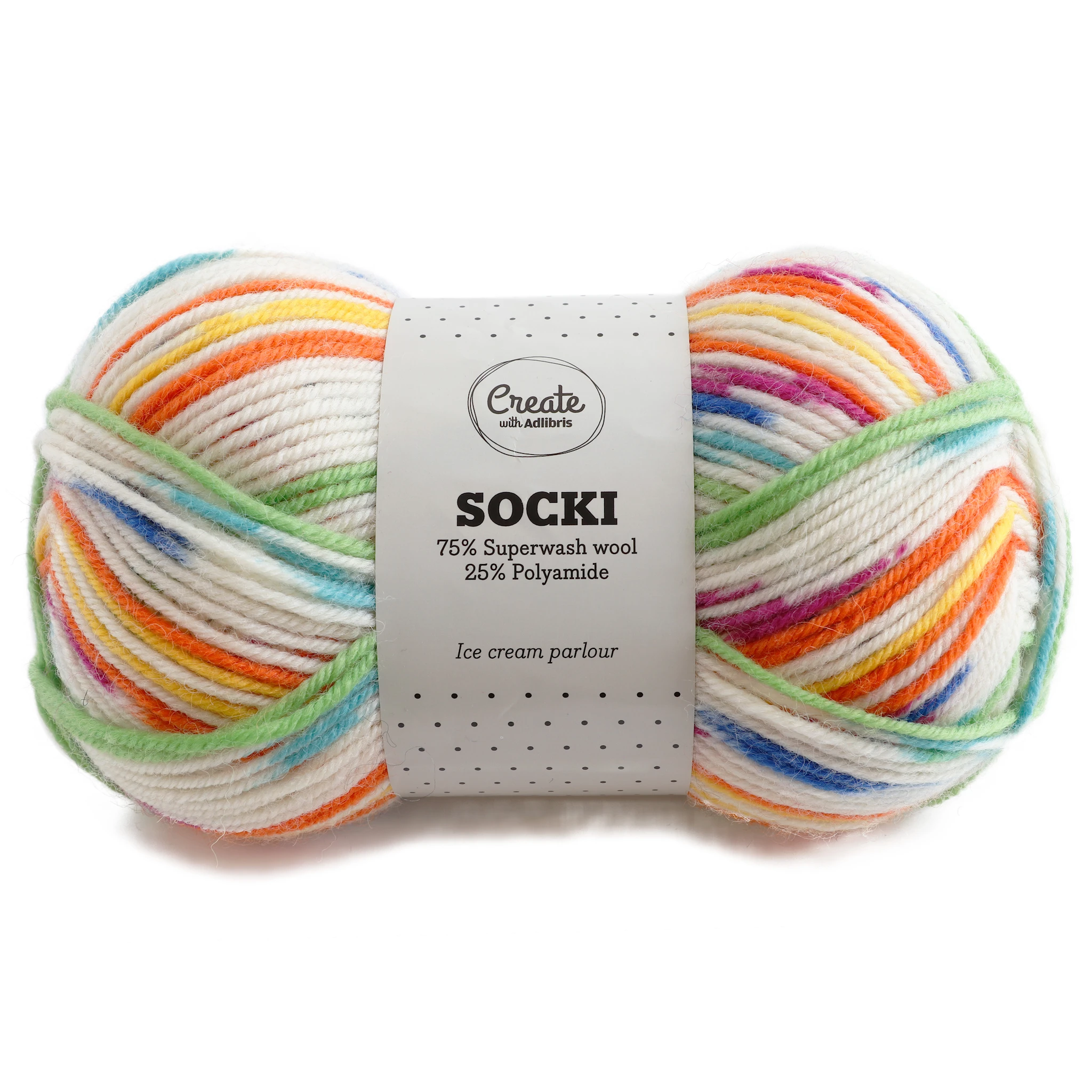 Tuotekuva ille Socki Lanka Villasekoitus 100 g Adlibris