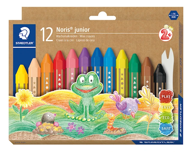 Vaxkrita från 2 år 12-pack Noris Junior Staedtler