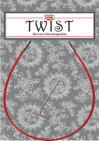 TWIST Red kabel 20 cm/Small [S] ChiaoGoo