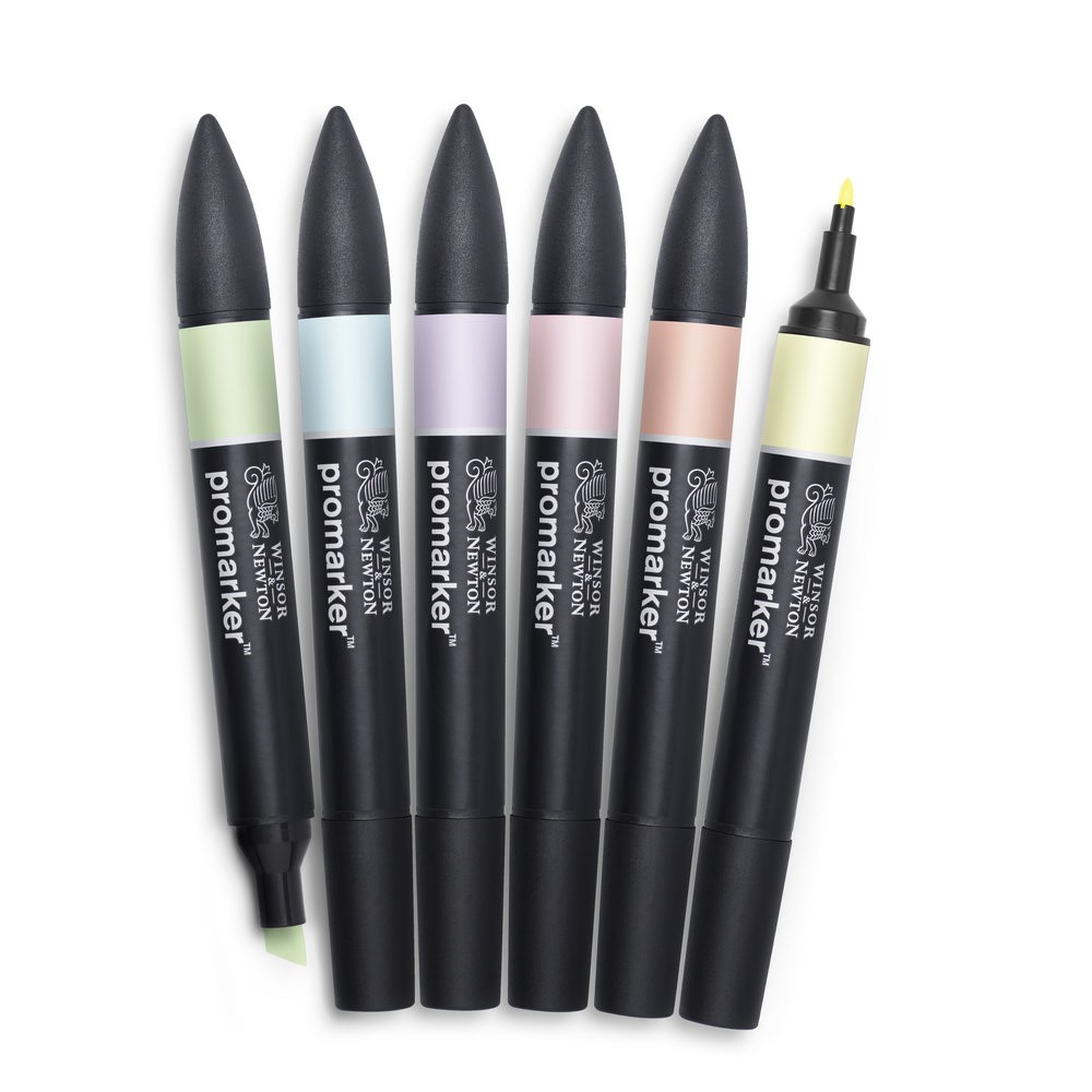 Promarker Pastel tones 6-pack Winsor & Newton