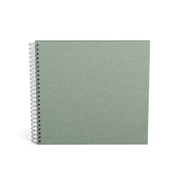 Produktbilde 2 for Fotoalbum Soft Teal med svarte ark 35x31,5cm Bigso Box of Sweden