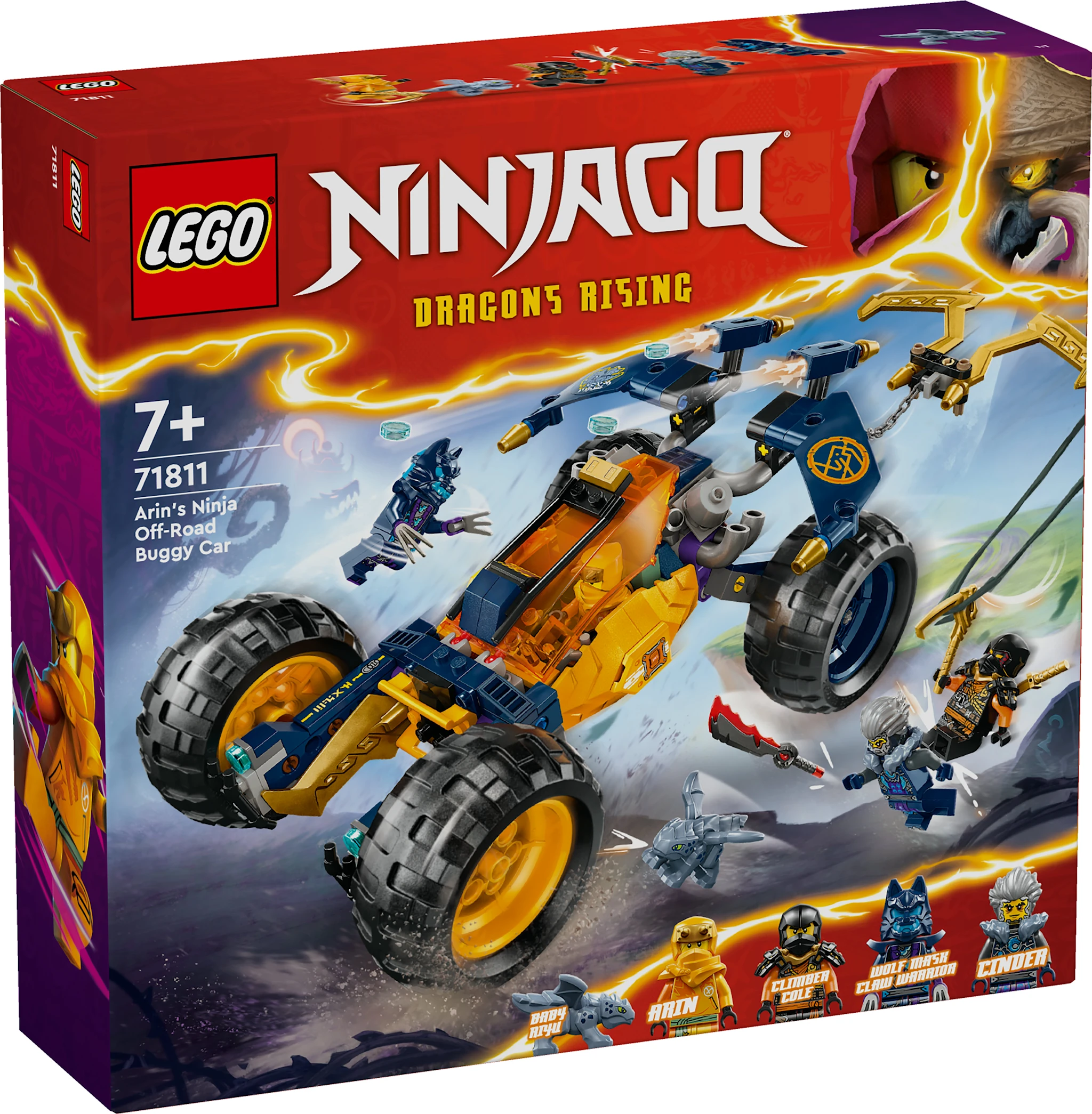Tuotekuva ille Arinin ninjamaastomönkijä LEGO®  Ninjago (71811)