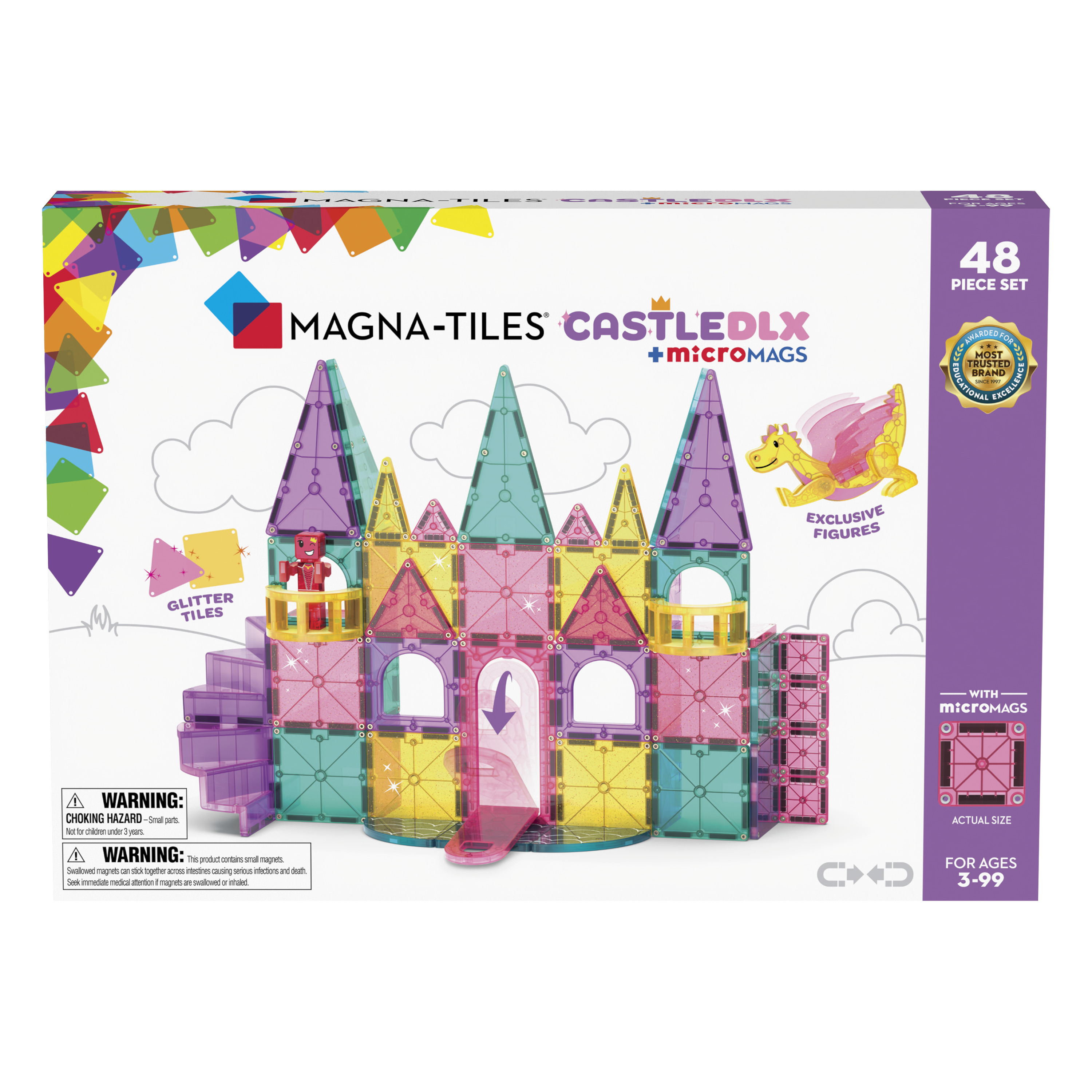 Slott Deluxe 48 Bitar Magna-Tiles