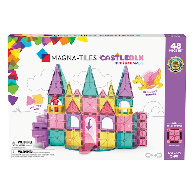 Castle Deluxe 48 Piece Magna-Tiles