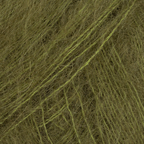 Kid- Silk Uni Color Garn Mohair Silke 25 g Dark Olive 66 Drops