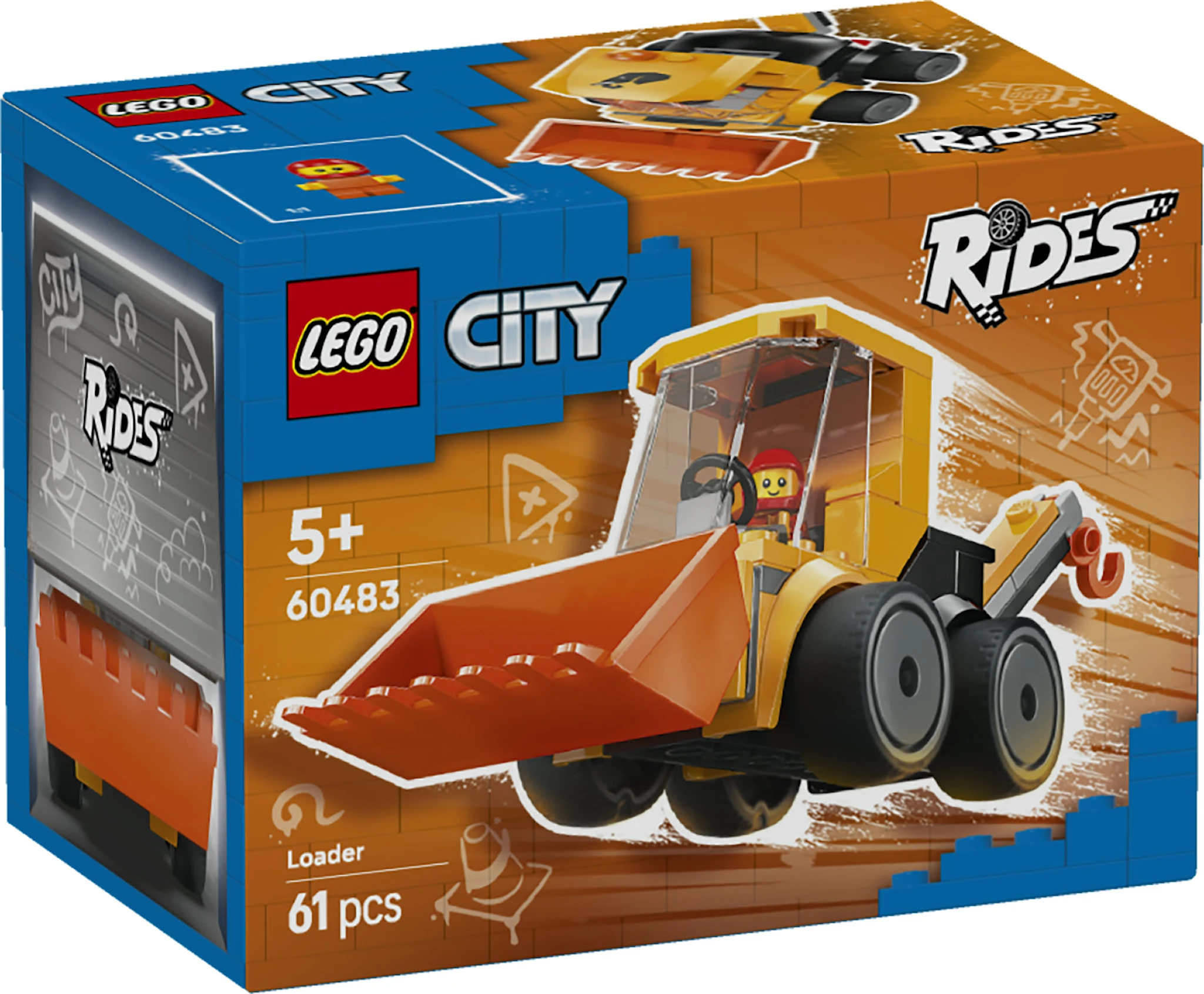Produktbilde for Kjøretøy – hjullaster med kran LEGO® City (60483)