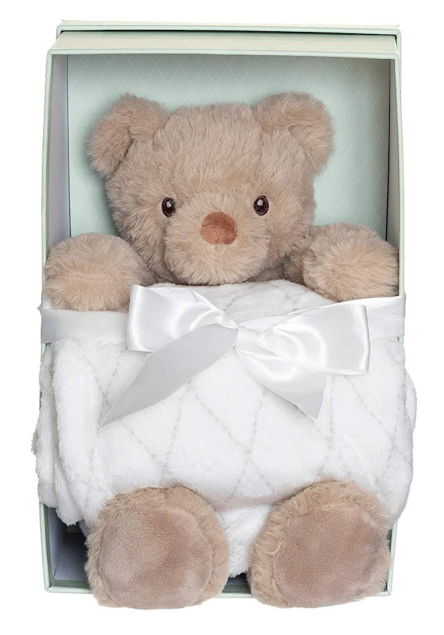 Sven med filt i Giftbox Teddykompaniet
