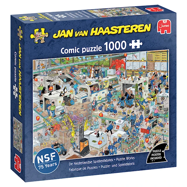 Jan Van Haasteren Pussel Pusselfabrik 1000 bitar