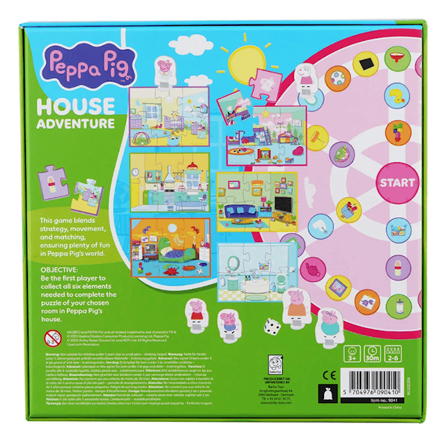 Produktbild 5 för Peppa Pig House Adventure Game (EN)