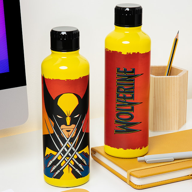Produktbild 3 för Wolverine Metallvattenflaska, Paladone