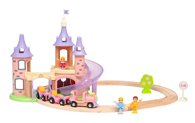 Tuotekuva 1 - Disney Prinsessat Junarata + Linna, Brio (33312)