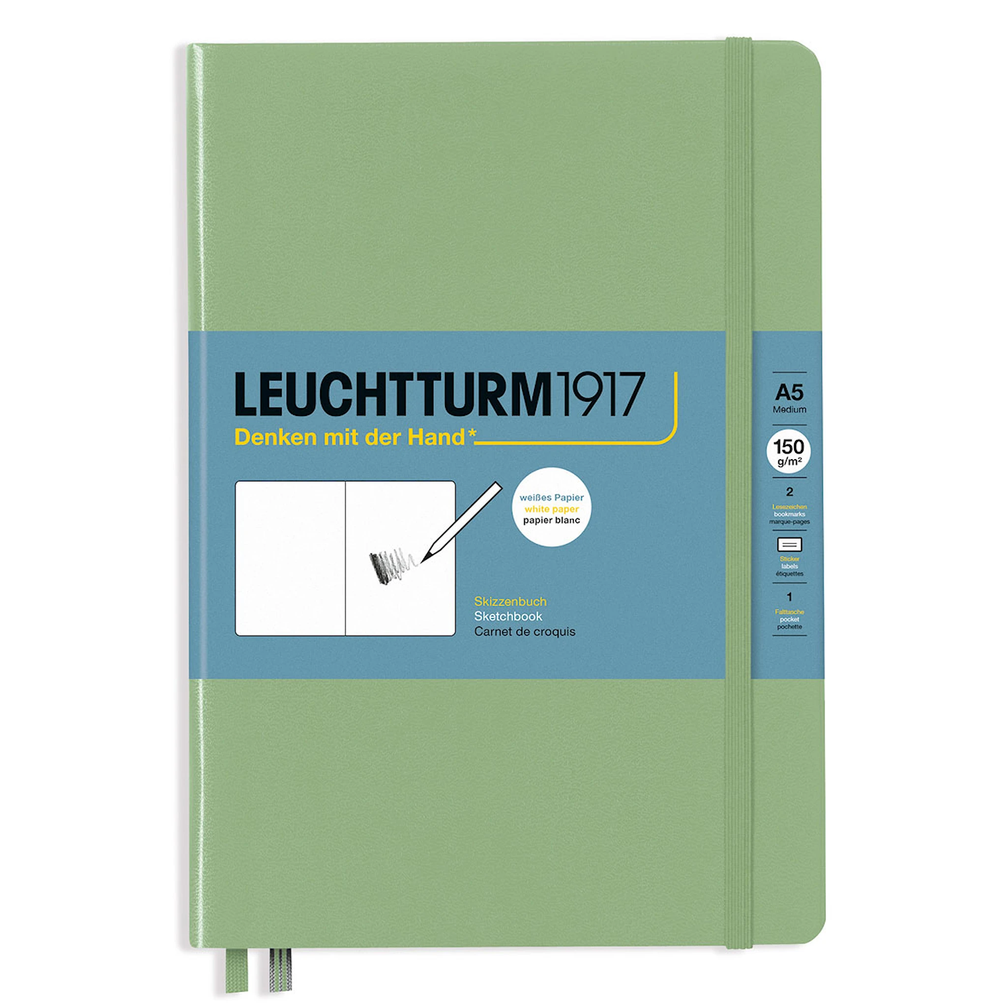 Tuotekuva ille Luonnoskirja A5 Sage Leuchtturm 1917