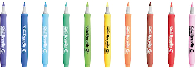 Produktbilde 1 for Markerpen Artline Decorite Pensel Carnival 10-pakning
