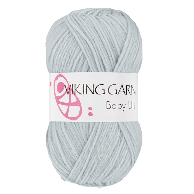 Baby Ull 50 g Vaalea siniharmaa 367 Viking Garn