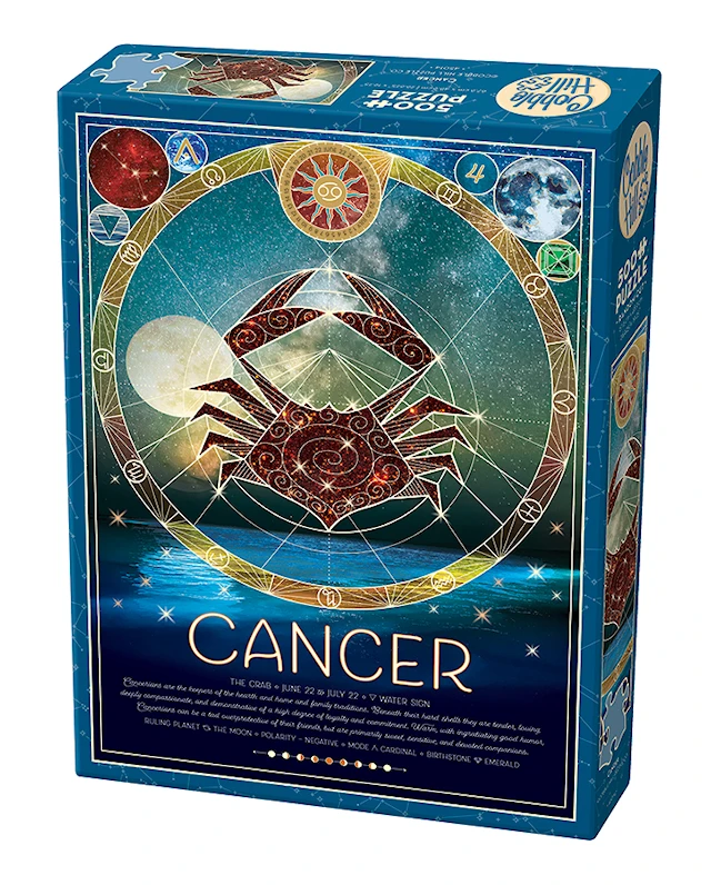 Palapelit Zodiac Cancer 500 palaa, Cobble Hill