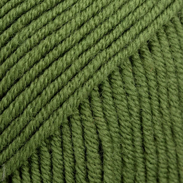 Merino Extra Fine Mix Merinovillaa 50 g green leaf (52) Drops