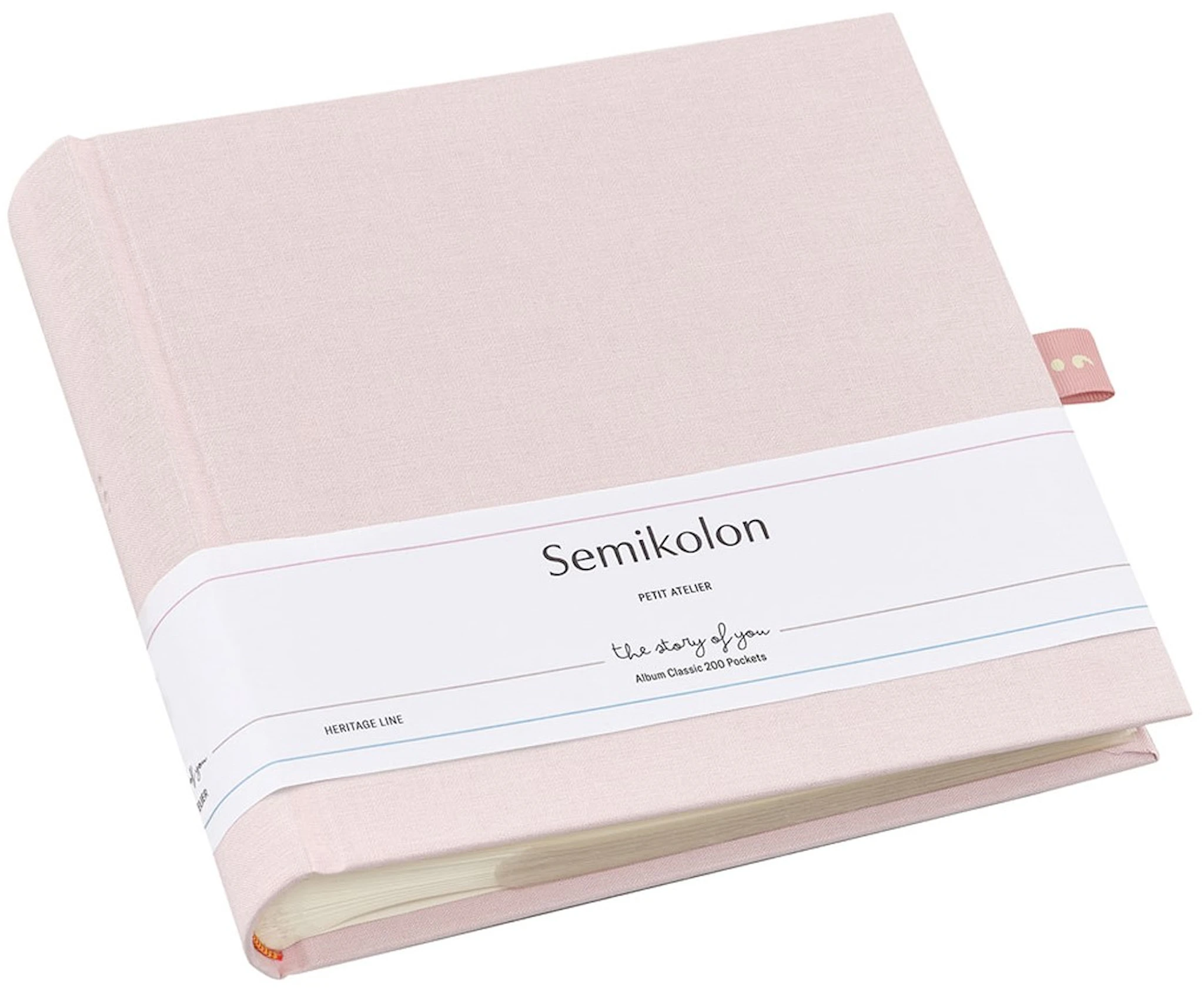 Produktbild för Fotoalbum 200 Pocket Petit Atelier Cotton Candy 30,5 x 30,5 cm Semikolon
