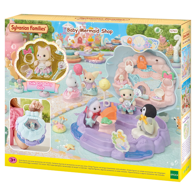 Produktbilde 4 for Havfrueshop med figur Sylvanian Families