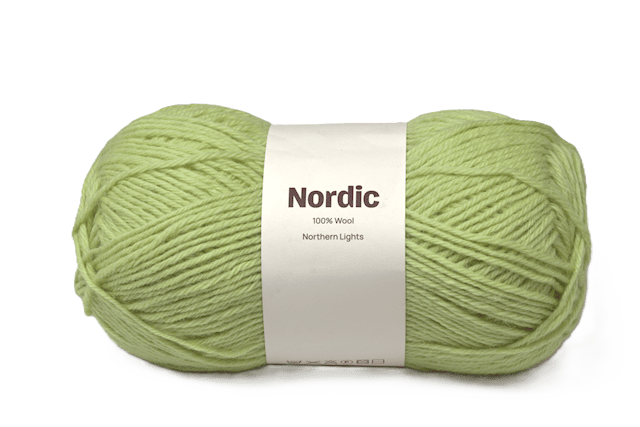 Nordic 100% villa 100 gr Revontulet vihreä A594  Adlibris