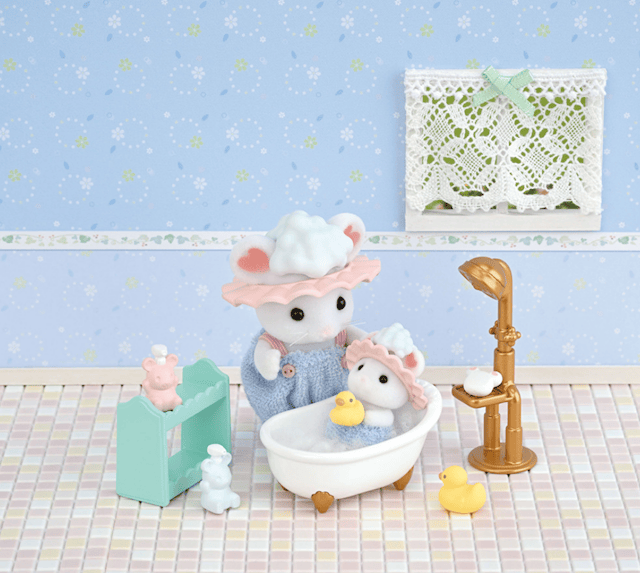 Produktbild 2 för Badset med Figurer Sylvanian Families