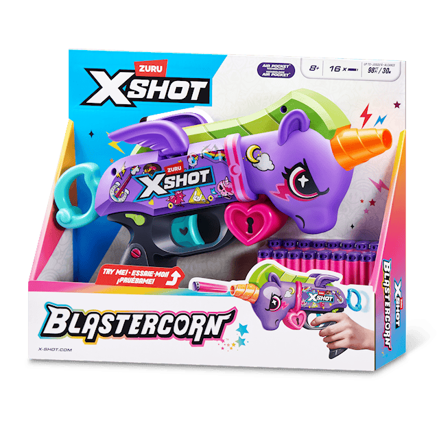Produktbilde 1 for Blastercorn Dark Unicorn X-shot Darts