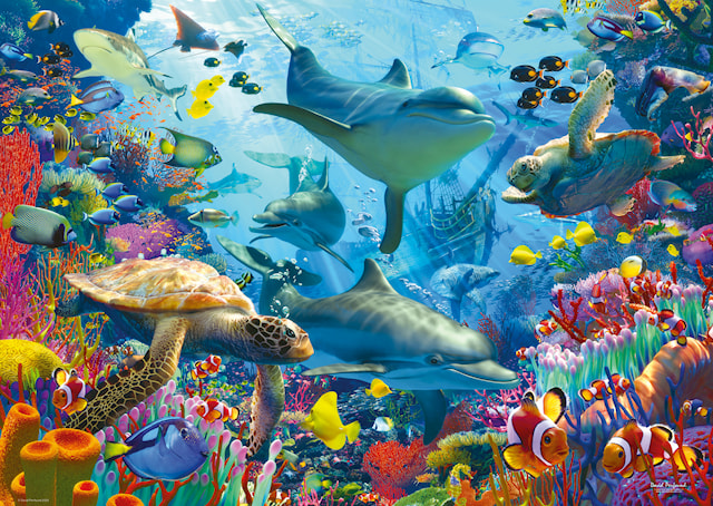 Tuotekuva 2 - Coral Reef Retreat Palapelit 1000 palaa, Ravensburger