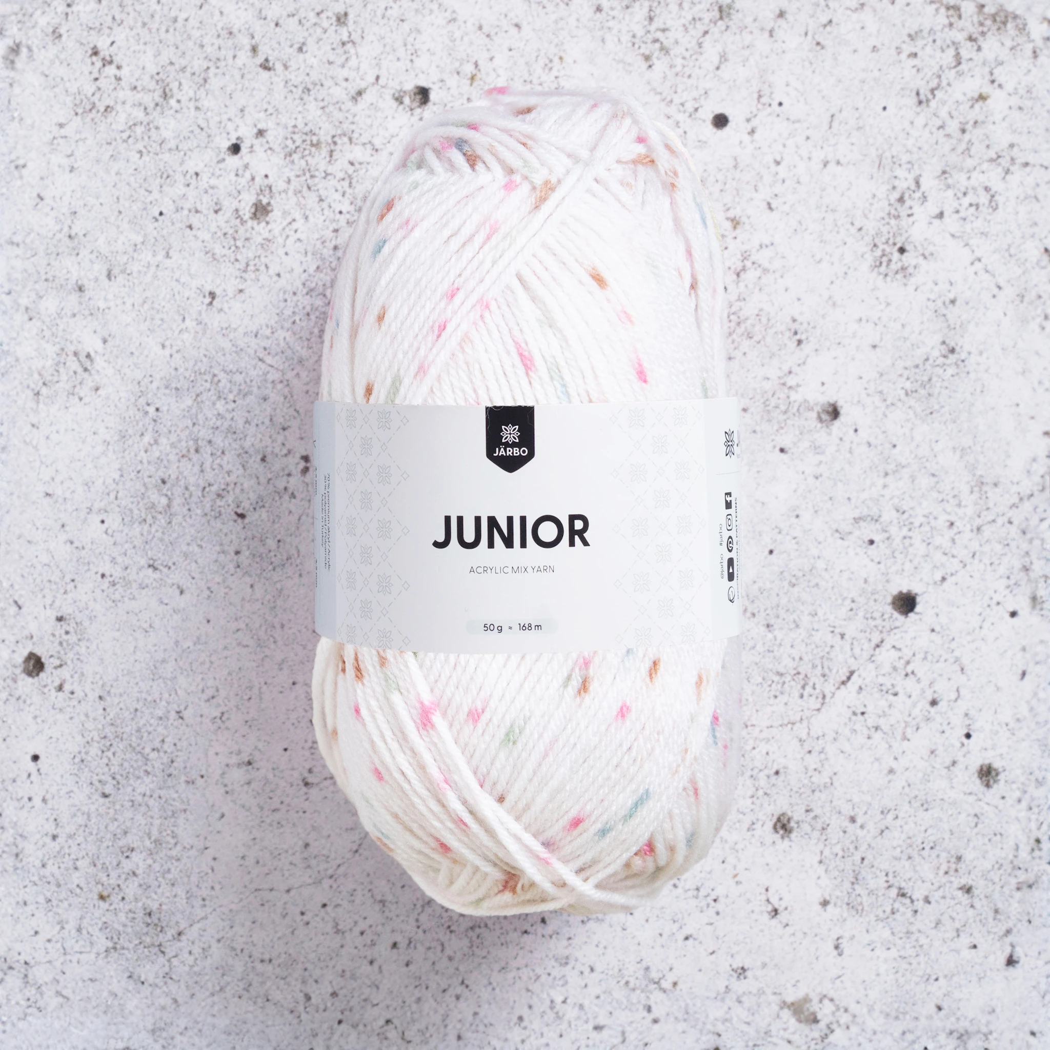 Tuotekuva ille Junior Akryylisekoitelanka 50 g Spotlight Sprinkle (67045) Järbo