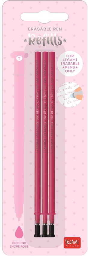 Refill Gelpenna Raderbar Rosa 3-pack Legami