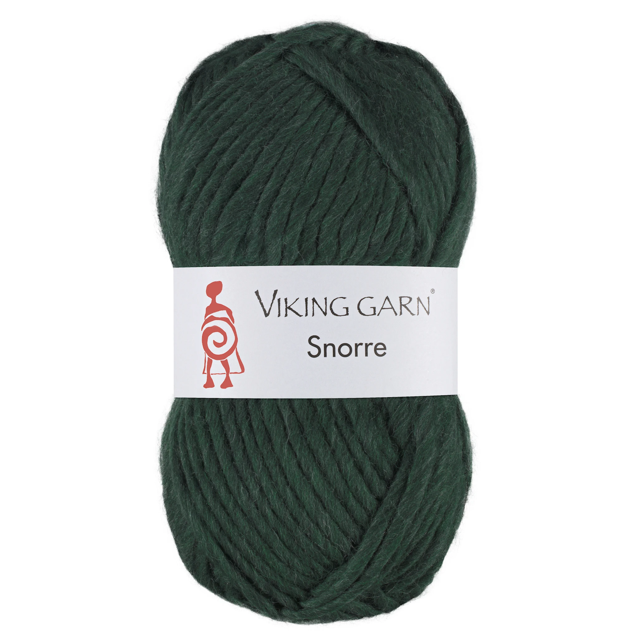 Produktbild för Snorre 100 g Mörkgrön 234 Viking Garn