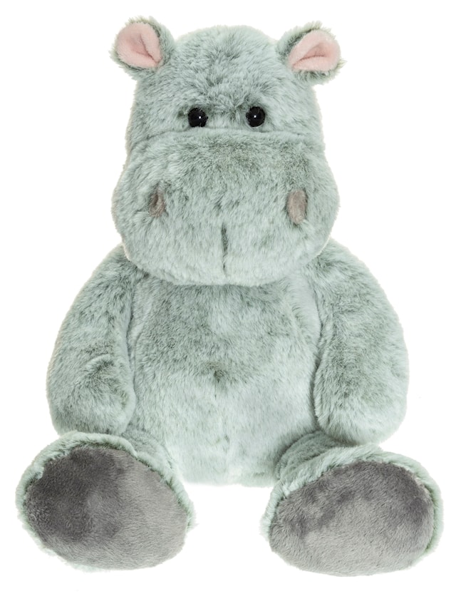 Produktbild 1 för Flodhäst Melerad Pistage 36 cm Teddykompaniet