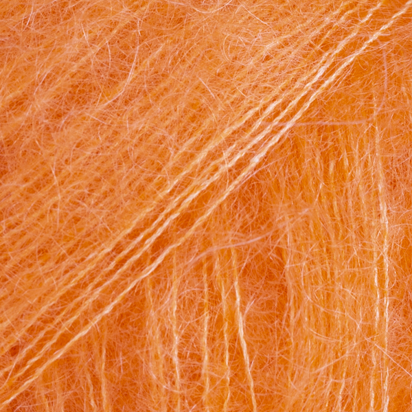 Kid- Silk Uni Color Garn Mohair Silke 25 g electric orange 49 Drops