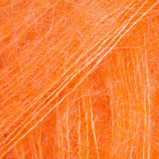 Kid- Silk Uni Colour Lanka Silk Mohair 25 g electric orange 49 Drops