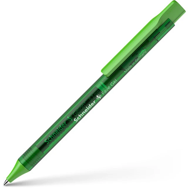 Gelpenna Schneider Fave Gel 0,4 mm Grön