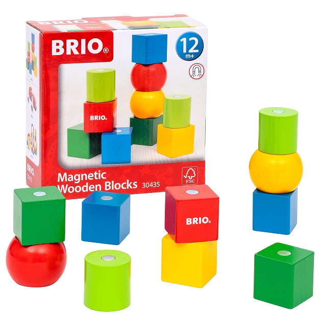 Magneettiset puuharkot (30435) Brio