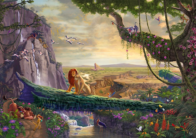 Produktbild 2 för Pussel Disney The Lion King Return to Pride Rock 6000 bitar, Schmidt