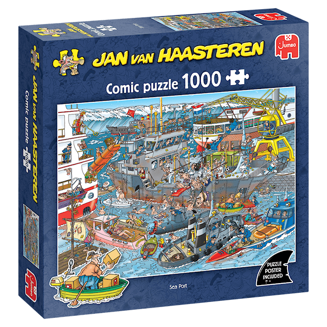 Produktbild 3 för Jan van Haasteren Sea Port Pussel 1000 bitar
