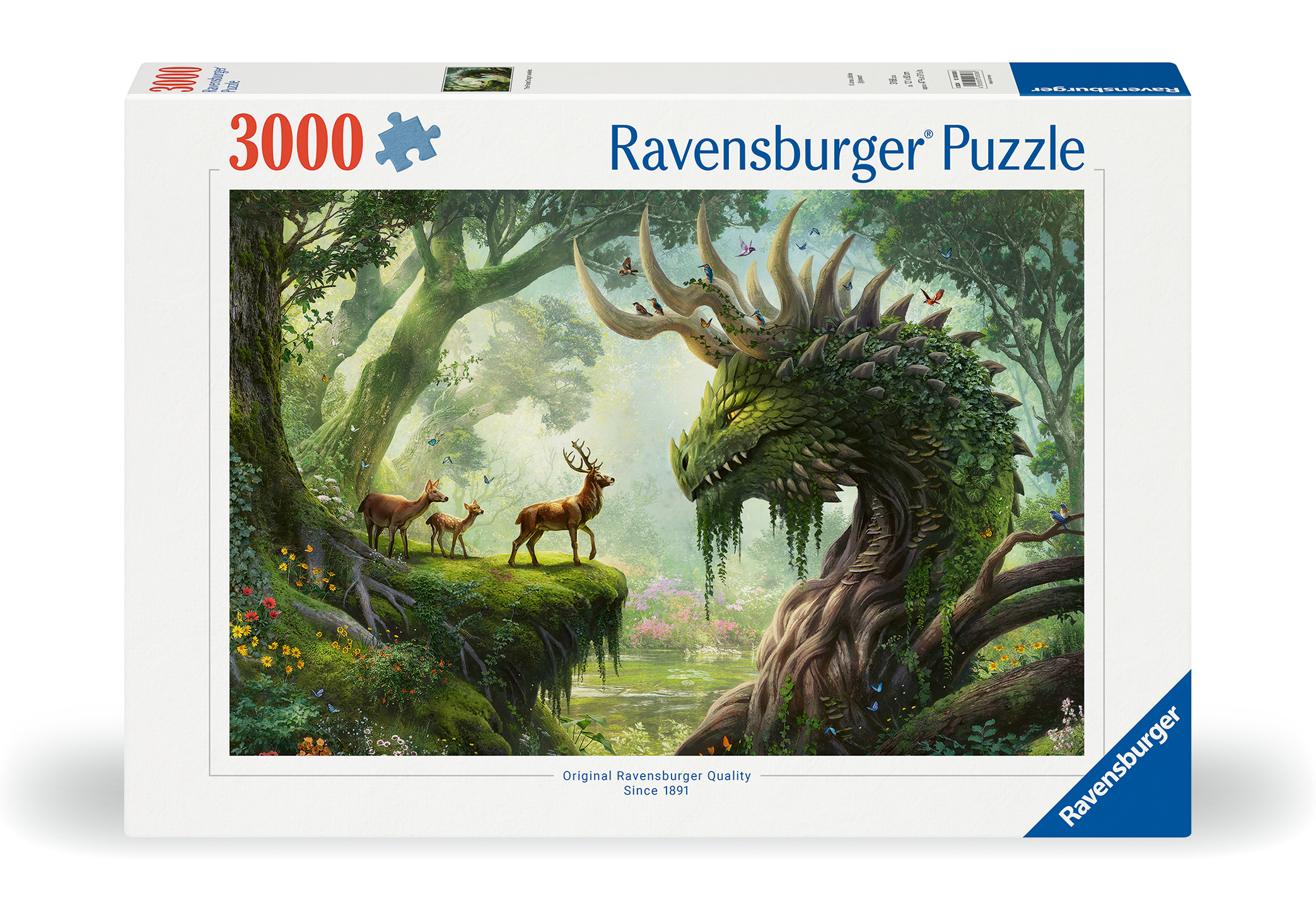 Palapelit The Forest Dragon awakes 3000 palaa, Ravensburger