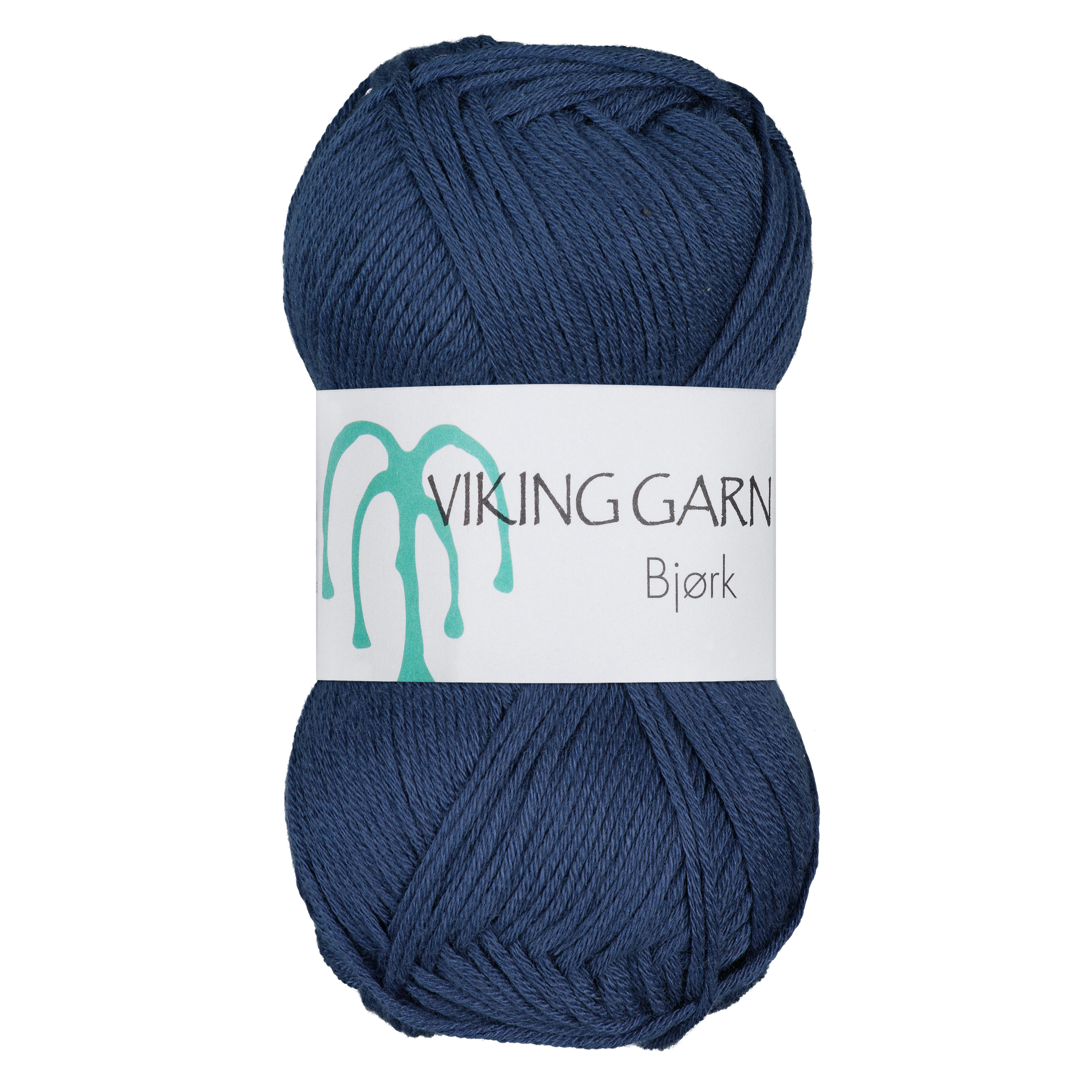 Bjørk Garn Bomullsmix 50 g Jeansblå 525 Viking Garn
