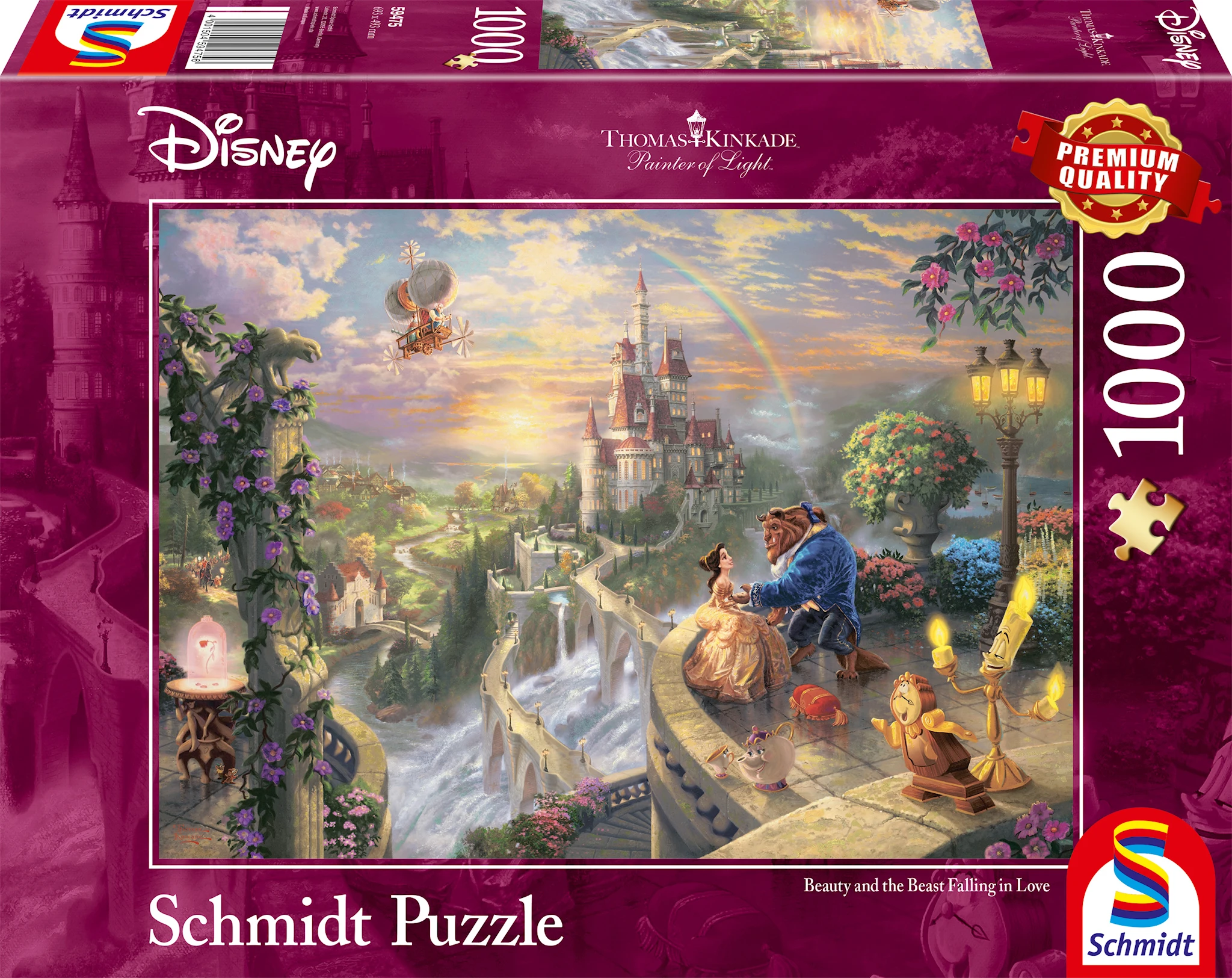 Produktbilde for Puslespill Disney Beauty and the Beast 1000 brikker, Schmidt