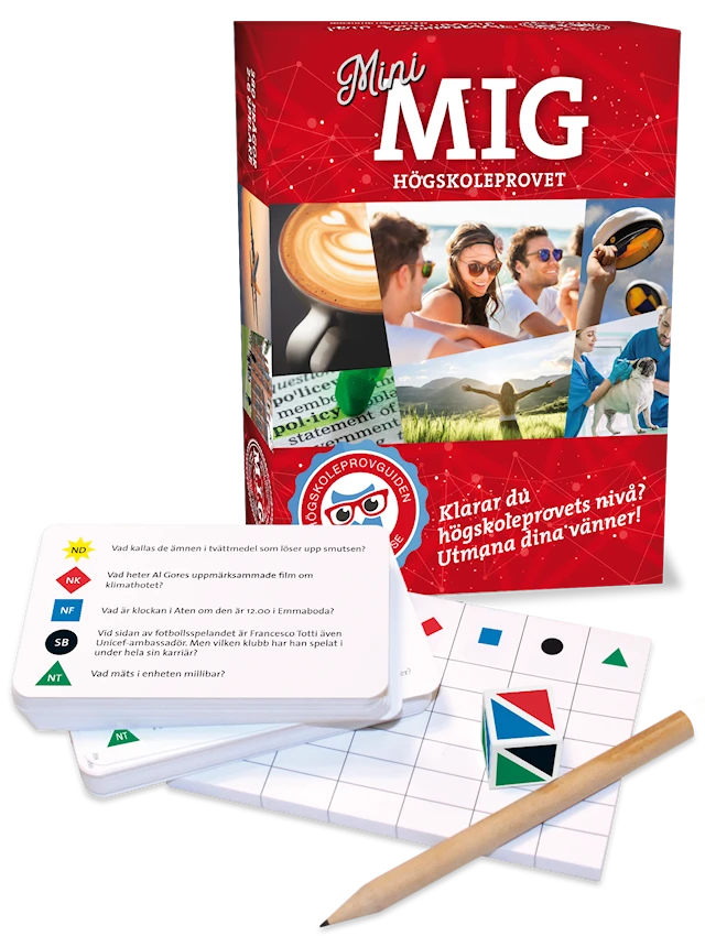 Mini MIG Högskoleprovet, Spel (SE)