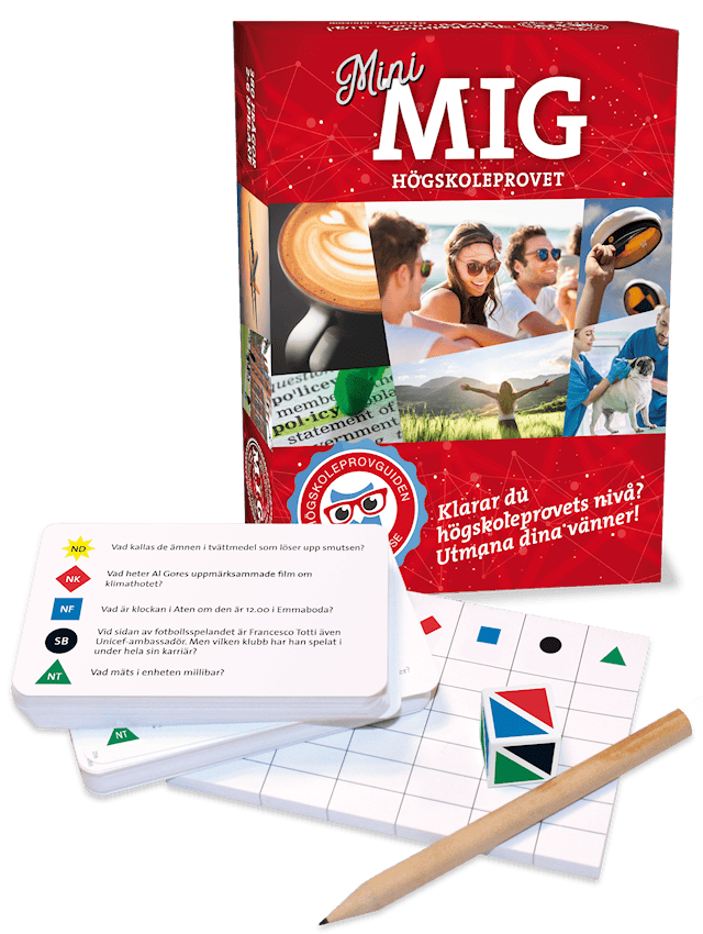 Produktbild 1 för Mini MIG Högskoleprovet Spel (SE)