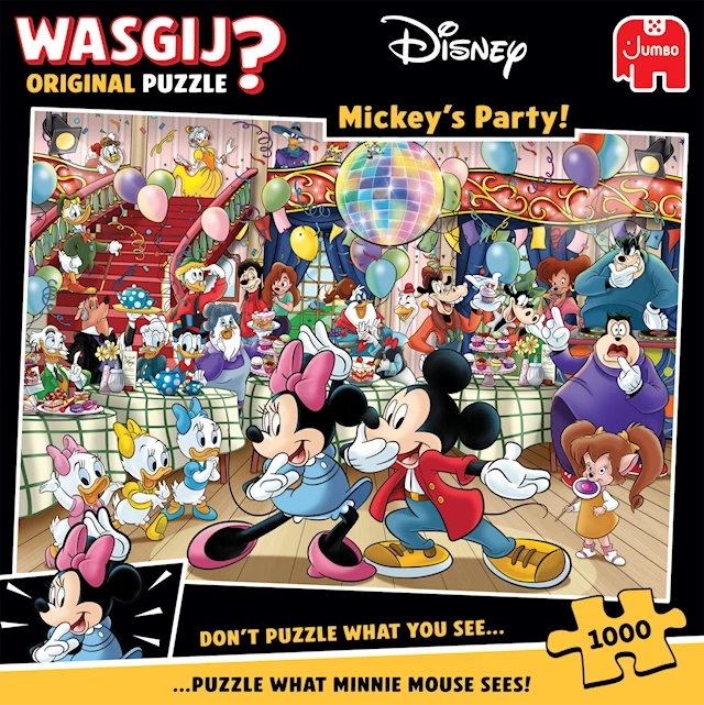 Wasgij Original Disney Mikin juhlat! Palapeli 1000 palaa